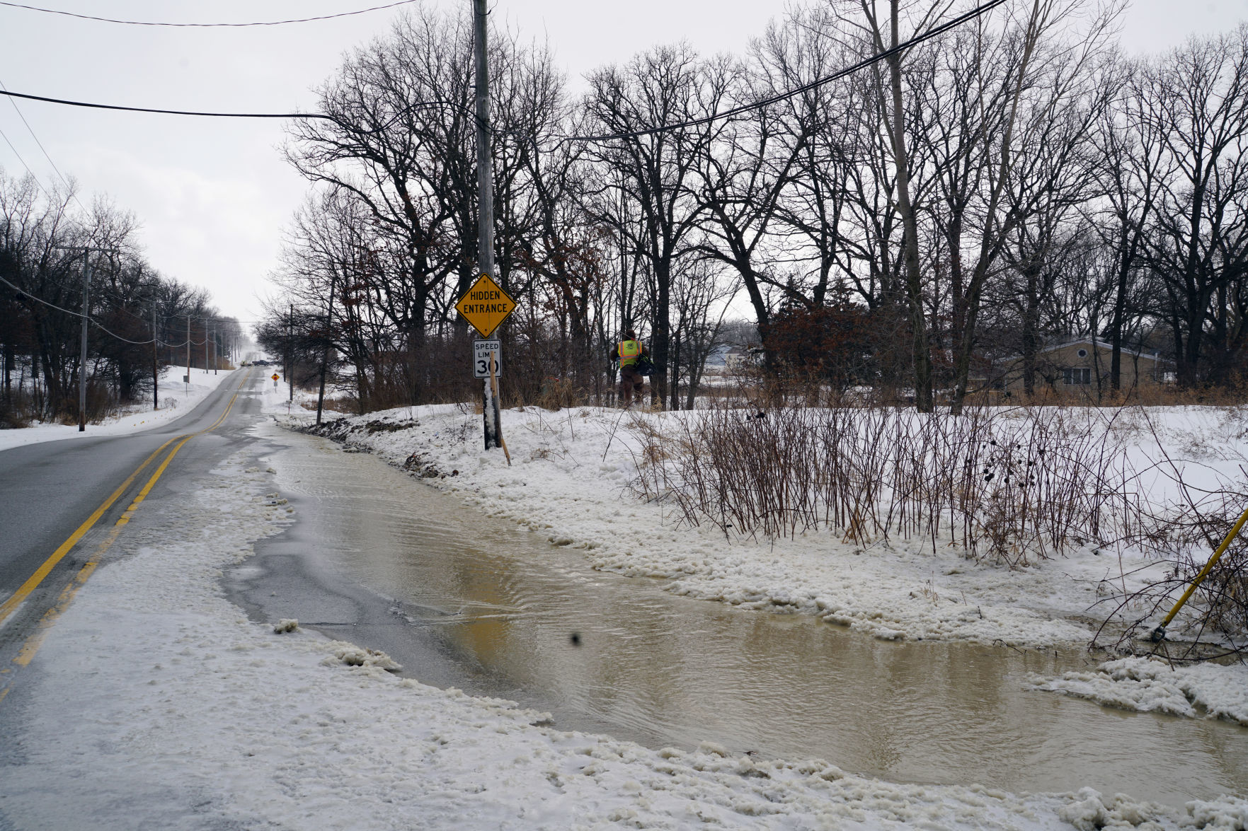 Schererville Water Main Break